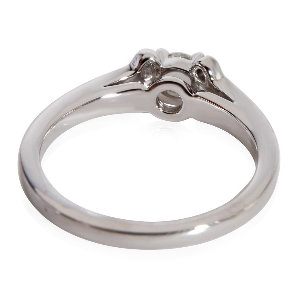 Cartier Ballerine Diamond Engagement Ring in Platinum F VS2 0.22 CTW - Picture 3 of 5